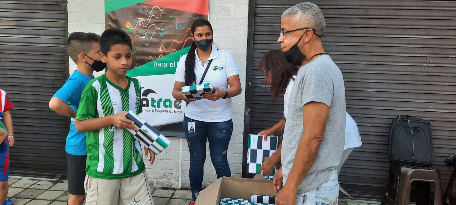 Labor social de Atrae con niños